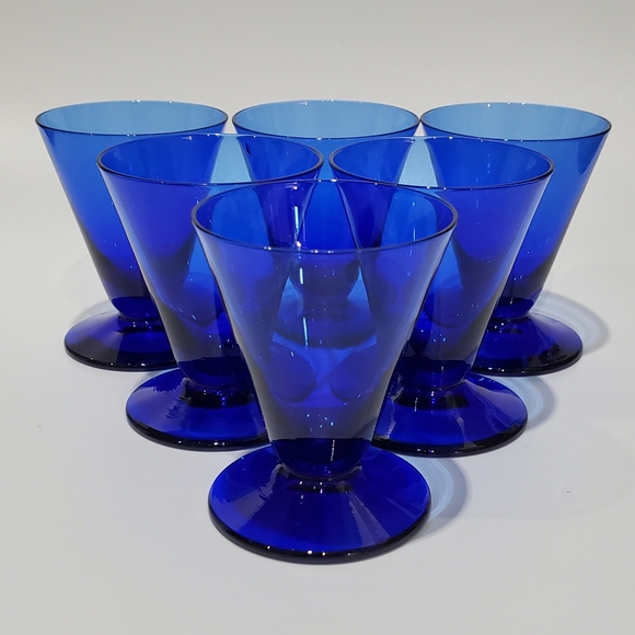 (6) Cobalt Blue 2oz Double Shot, Cordial, Shooter, Sake, Liquor, Shooter Glasses - Picture 9 of 10